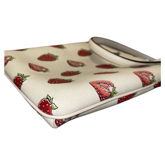 COACH MINI ROWAN FILE BAG WITH STRAWBERRY PRINT - Picture 9 of 12